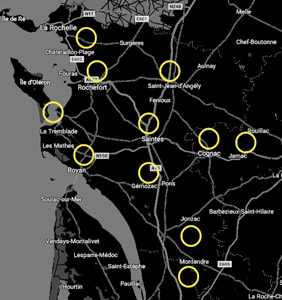 zone d'intervention rochefort saintes gemozac la rochelle- Charente maritime -17